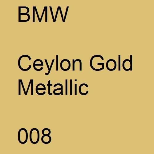 BMW, Ceylon Gold Metallic, 008.